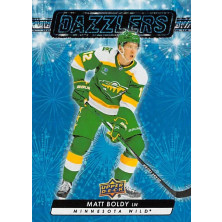 Boldy Matt - 2023-24 Upper Deck Dazzlers Blue No.105