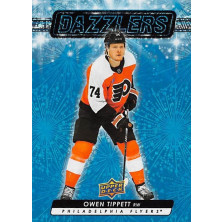 Tippett Owen - 2023-24 Upper Deck Dazzlers Blue No.108