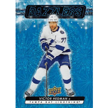 Hedman Victor - 2023-24 Upper Deck Dazzlers Blue No.129