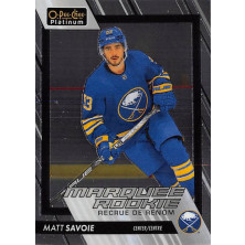 Savoie Matt - 2023-24 O-Pee-Chee Platinum Marquee Rookies No.297