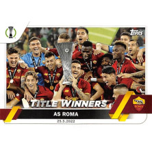 Title Winners AS Roma - 2022-23 Topps UEFA Club Competitions No.45