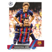 Generational Gems FC Barcelona - 2022-23 Topps UEFA Club Competitions No.54
