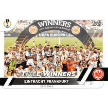 Title Winners Eintracht Frankfurt - 2022-23 Topps UEFA Club Competitions No.118