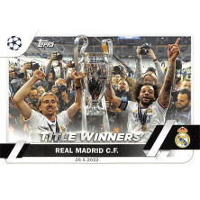 Title Winners Real Madrid CF - 2022-23 Topps UEFA Club Competitions No.125