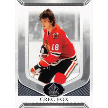 Fox Greg - 2020-21 SP Signature Edition Legends No.263