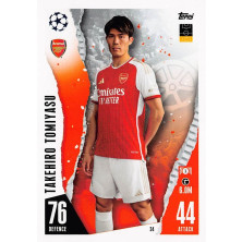 Tomiyasu Takehiro - 2023-24 Topps Match Attax UCL No.34
