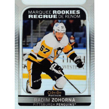 Zohorna Radim - 2021-22 O-Pee-Chee Platinum Marquee Rookies Rainbow No.230