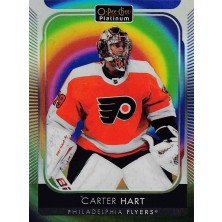 Hart Carter - 2021-22 O-Pee-Chee Platinum Rainbow Color Wheel No.108