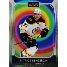 Bergeron Patrice - 2021-22 O-Pee-Chee Platinum Rainbow Color Wheel No.191