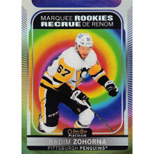 Zohorna Radim - 2021-22 O-Pee-Chee Platinum Marquee Rookies Rainbow Color Wheel No.230