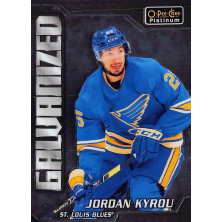 Kyrou Jordan - 2022-23 O-Pee-Chee Platinum Galvanized No.G17