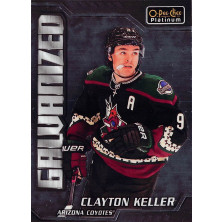 Keller Clayton - 2022-23 O-Pee-Chee Platinum Galvanized No.G18