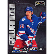 Schneider Braden - 2022-23 O-Pee-Chee Platinum Galvanized No.G23