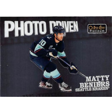 Beniers Matty - 2022-23 O-Pee-Chee Platinum Photo Driven No.PD14