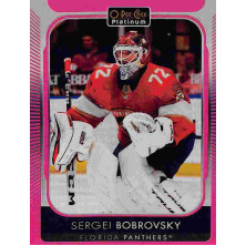 Bobrovsky Sergei - 2021-22 O-Pee-Chee Platinum Matte Pink No.109