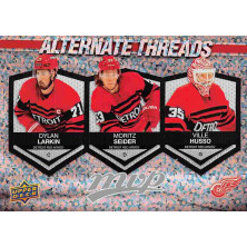 Larkin Dylan, Seider Moritz, Husso Ville - 2023-24 MVP Alternate Threads No.16