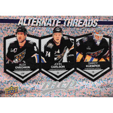 Ovechkin Alex, Carlson John, Kuemper Darcy - 2023-24 MVP Alternate Threads No.18