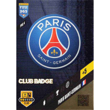 Club Badge Paris Saint-Germain - 2024 Panini Adrenalyn XL FIFA 365 No.PSG4
