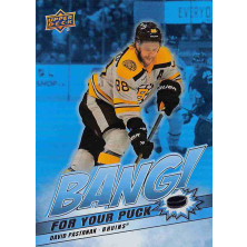 Pastrnak David - 2024-25 Upper Deck Bang! For Your Puck No.9