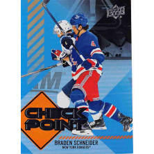 Schneider Braden - 2024-25 Upper Deck Checkpoint No.10