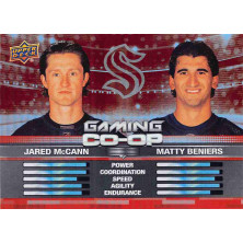 McCann Jared, Beniers Matty - 2024-25 Upper Deck Gaming Co-Op No.22