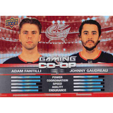 Fantilli Adam,Gaudreau Johnny - 2024-25 Upper Deck Gaming Co-Op No.20