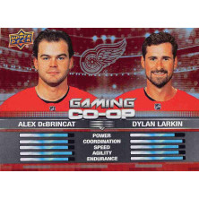 DeBrincat Alex, Larkin Dylan - 2024-25 Upper Deck Gaming Co-Op No.14