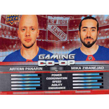 Panarin Artemi, Zibanejad Mika - 2024-25 Upper Deck Gaming Co-Op No.13