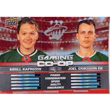 Kaprizov Kirill, Eriksson Ek Joel - 2024-25 Upper Deck Gaming Co-Op No.10