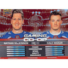 MacKinnon Nathan, Makar Cale - 2024-25 Upper Deck Gaming Co-Op No.8