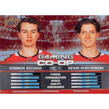 Bedard Connor, Korchinski Kevin - 2024-25 Upper Deck Gaming Co-Op No.6
