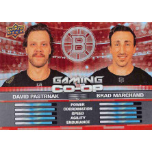 Pastrnak David, Marchand Brad - 2024-25 Upper Deck Gaming Co-Op No.2