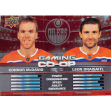 McDavid Connor, Draisaitl Leon - 2024-25 Upper Deck Gaming Co-Op No.1