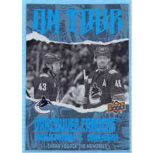 Pettersson Elias, Hughes Quinn - 2024-25 Upper Deck On Tour No.26