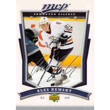 Hemský Aleš - 2007-08 MVP No.190