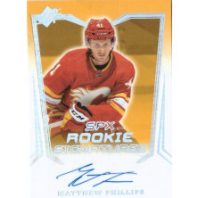 Phillips Matthew - 2021-22 SPx Rookie Signatures No.SPXR-MP