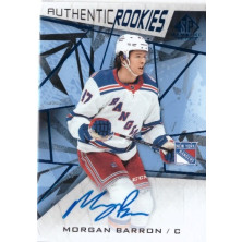 Barron Morgan - 2021-22 SP Game Used Blue Autographs No.152
