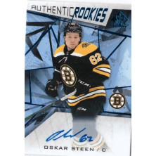 Steen Oskar - 2021-22 SP Game Used Blue Autographs No.141