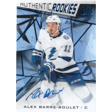 Barre-Boulet Alex - 2021-22 SP Game Used Blue Autographs No.138