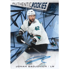 Gadjovich Jonah - 2021-22 SP Game Used Blue Autographs No.176