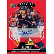 Christiansen Jake - 2022-23 Allure Red Rainbow Autographs No.106