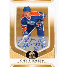 Joseph Chris - 2020-21 SP Signature Edition Legends Gold Spectrum Foil Autographs No.140