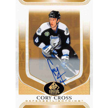Cross Cory - 2020-21 SP Signature Edition Legends Gold Spectrum Foil Autographs No.146