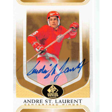 St.Laurent Andre - 2020-21 SP Signature Edition Legends Gold Spectrum Foil Autographs No.159
