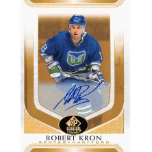 Kron Robert - 2020-21 SP Signature Edition Legends Gold Spectrum Foil Autographs No.210