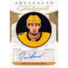 Farrance David - 2022-23 Artifacts Auto Facts No.AF-DF