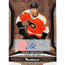 Ratcliffe Isaac - 2022-23 Parkhurst Prominent Prospects Gold Auto No.PP12