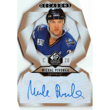 Pivoňka Michal - 2020-21 SP Signature Edition Legends Decagons Gold Autographs No.DC57