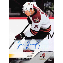 Jeník Jan - 2022-23 Upper Deck AHL Autographs No.9