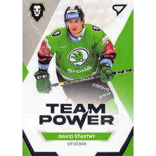 Šťastný David - 2021-22 SportZoo Tipsport ELH Team Power No.12
